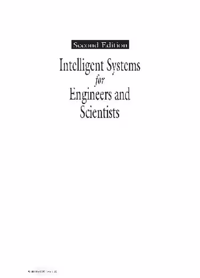 خرید و دانلود نسخه کامل کتاب Intelligent Systems for Engineers and Scientists