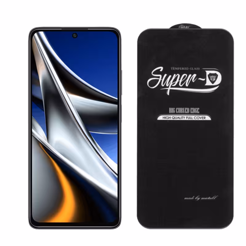 گلس تمام صفحه گوشی شیائومی Xiaomi Poco X4 Pro 5G مدل Super-D