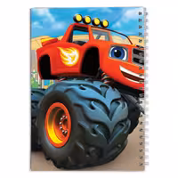 دفتر مشق کارتون بلیز و ماشین های غول پیکر