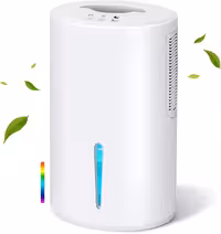 رطوبت‌گیر گوچیر 2000 میلی‌لیتر تا 800 فوت مربع، رطوبت‌گیر برای اتاق خواب، جمع و جور و بی‌صدا، قابل حمل