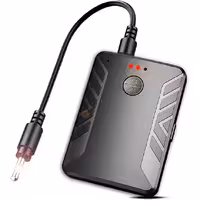 گیرنده فرستنده 5.0 بلوتوث 2 در 1 با کابل صوتی 3.5 میلی متری اتصال دوگانه APTX با تأخیر کم تقسیم کننده صوتی بلوتوث برای هدفون تلویزیون IOMOY