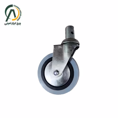 چرخ فروشگاهی H پینی گردان قطر 125 میلی متر