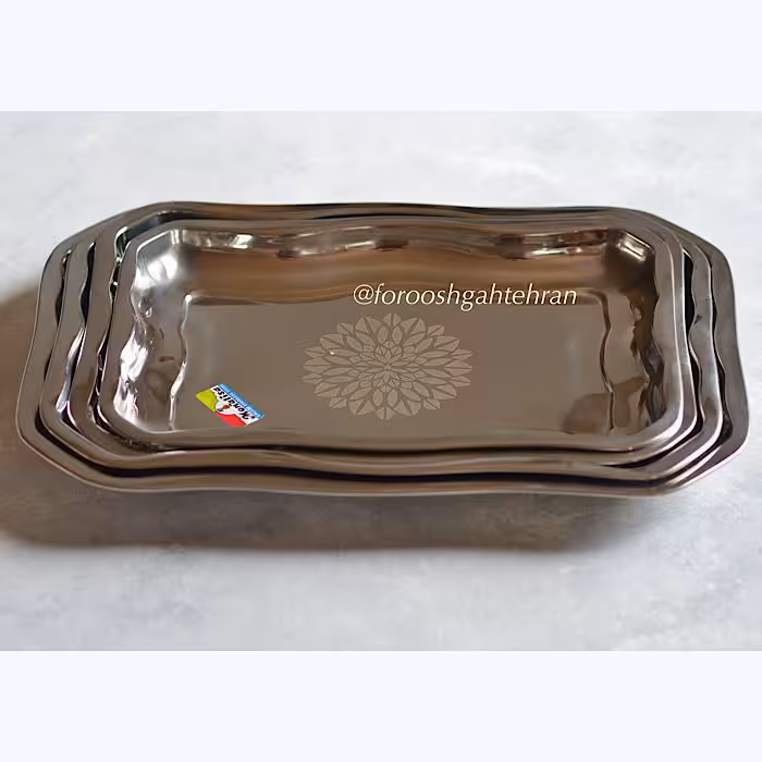 سینی مستطیل نیم گود آریستو