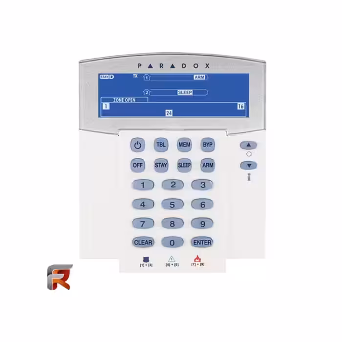 k37 کی پد بی سیم با صفحه نمایش LCD ثابت