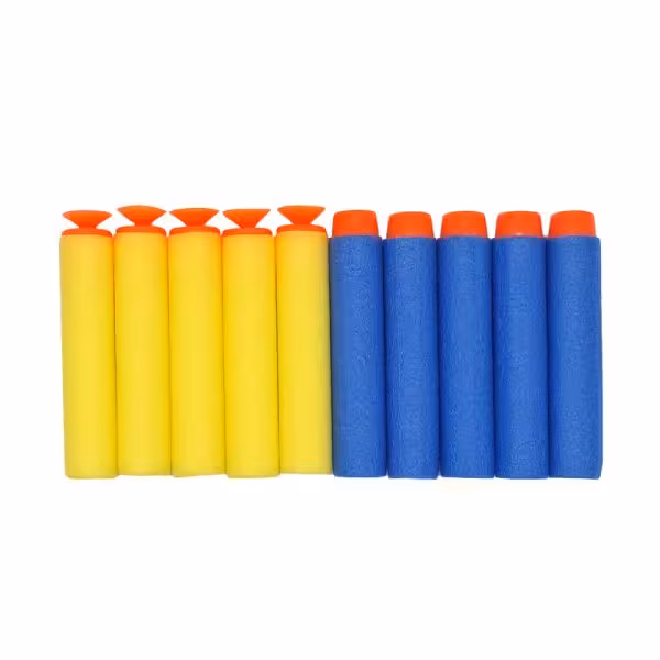 تیر تفنگ اسفنجی فومی چسبونکی و ساده 10 عددی