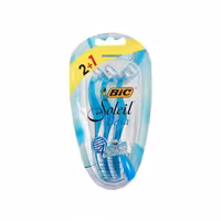 تیغ اصلاح چهار لبه صابون دار Soleil Bella سولیل بلا بیک 3عددی