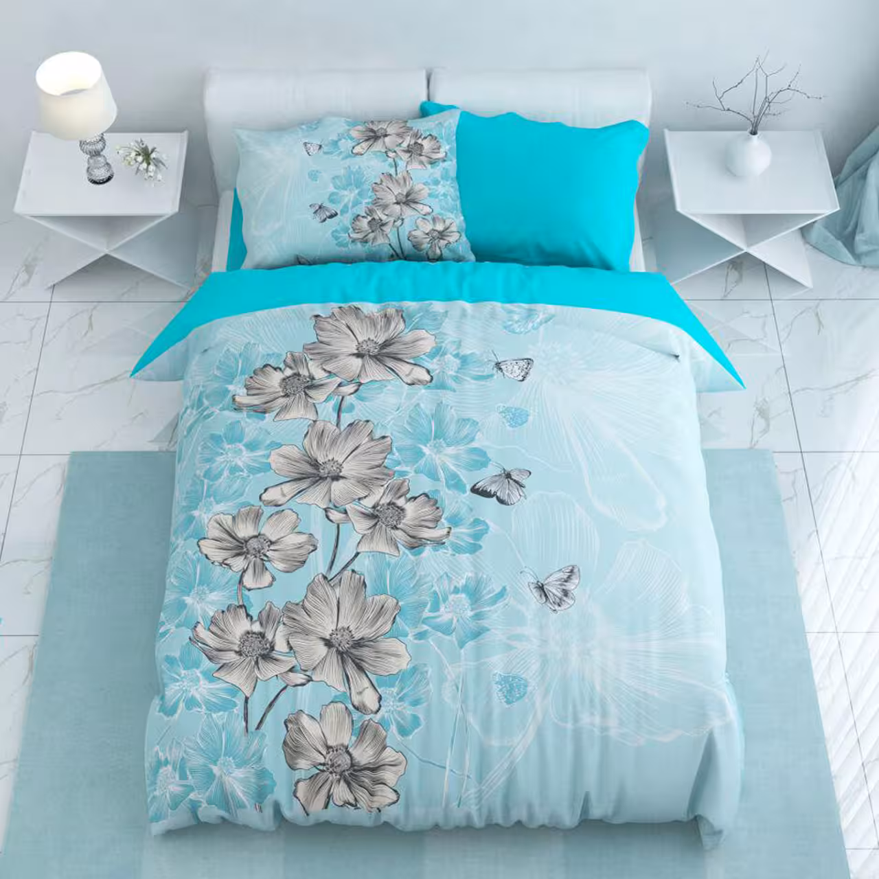 سرویس لحاف روتختی ترکسان یک نفره 4 تیکه کد D83