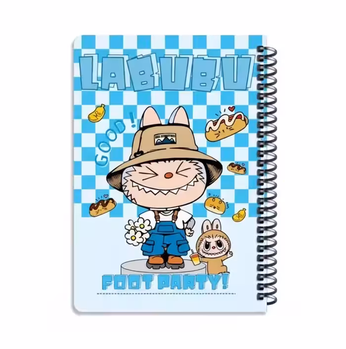 دفتر مشق 100 برگ حاشیه دار لانگو طرح لبوبو 2