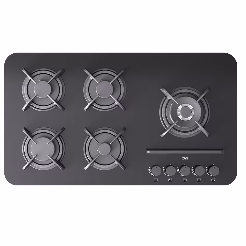 اجاق گاز صفحه ای کن مدل پاردیک مشکی – پلوپز راست