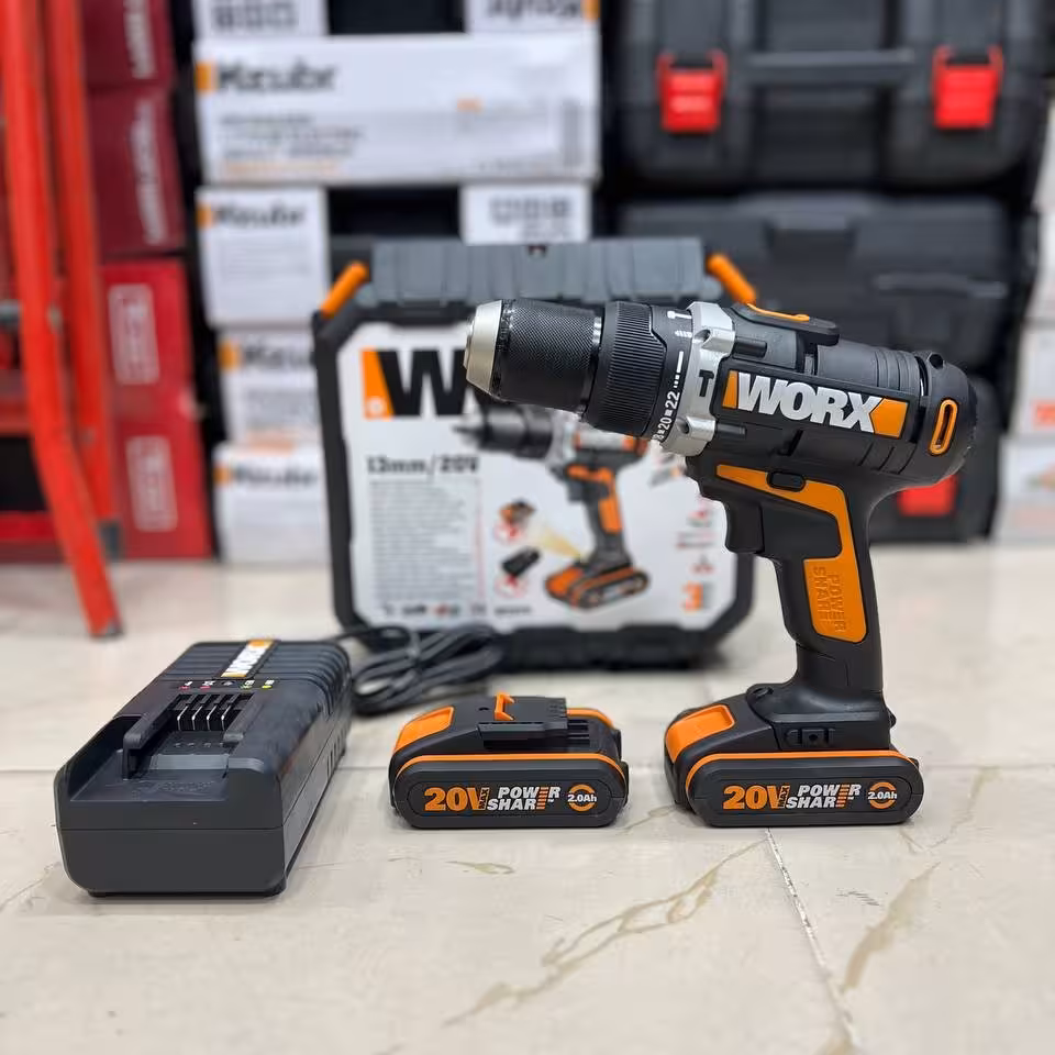 دریل شارژی فول صنعتی ورکس آلمان