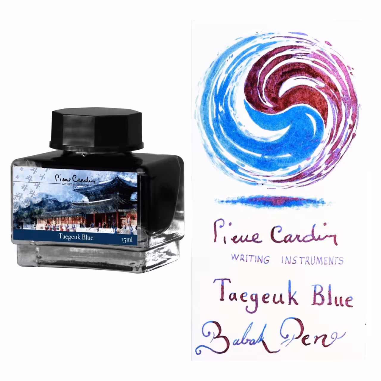 جوهر خودنویس پیرکاردین تایگوک آبی PIERRE CARDIN INK Taegeuk Blue