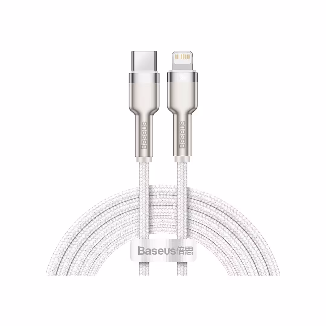 کابل Type-C به لایتنینگ PD باسئوس Cafule Series طول 2 متر