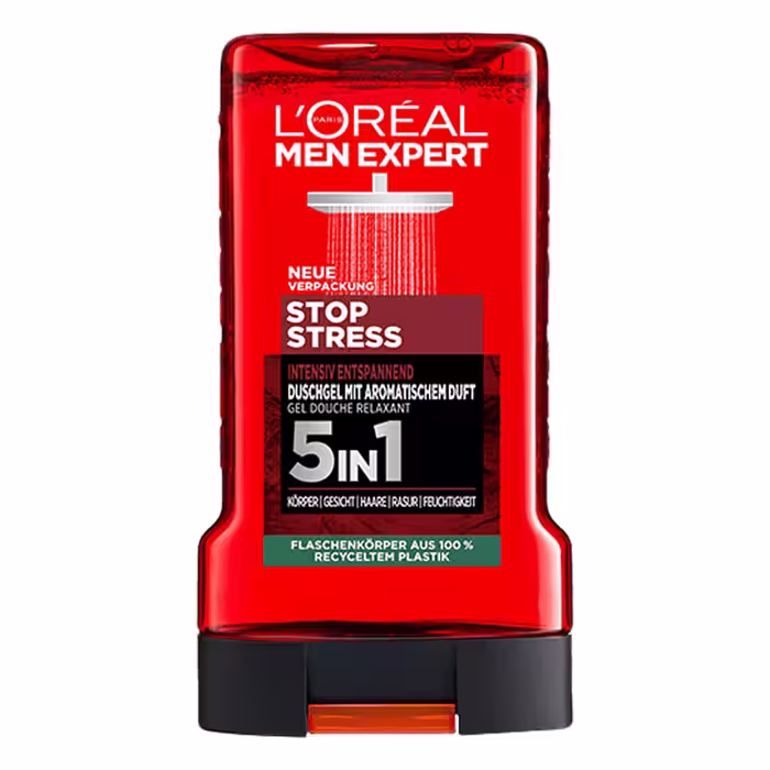 شامپو مردانه چند کاره لورال L’Oreal Men Expert Stress Resist Vine Extract Shower Gel