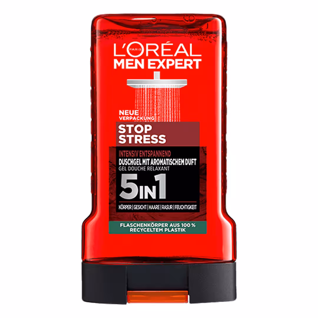 شامپو مردانه چند کاره لورال L’Oreal Men Expert Stress Resist Vine Extract Shower Gel