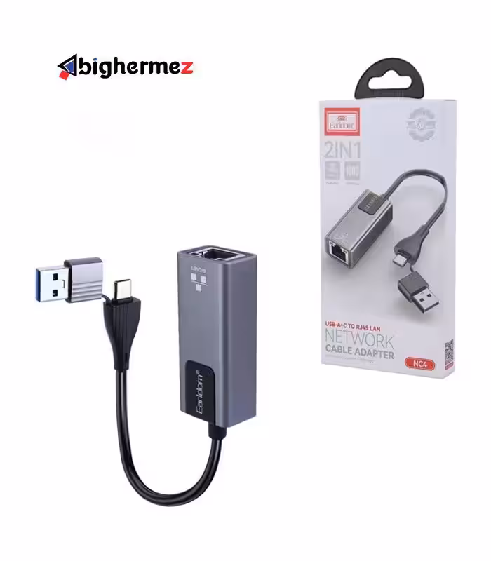 تبدیل Type-C /USB3.0 به LAN ارلدام NC4