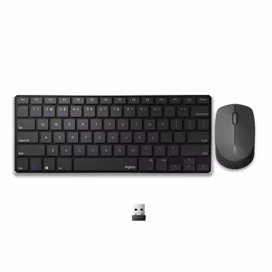 کیبورد و ماوس بی سیم رپو مدل 9000M