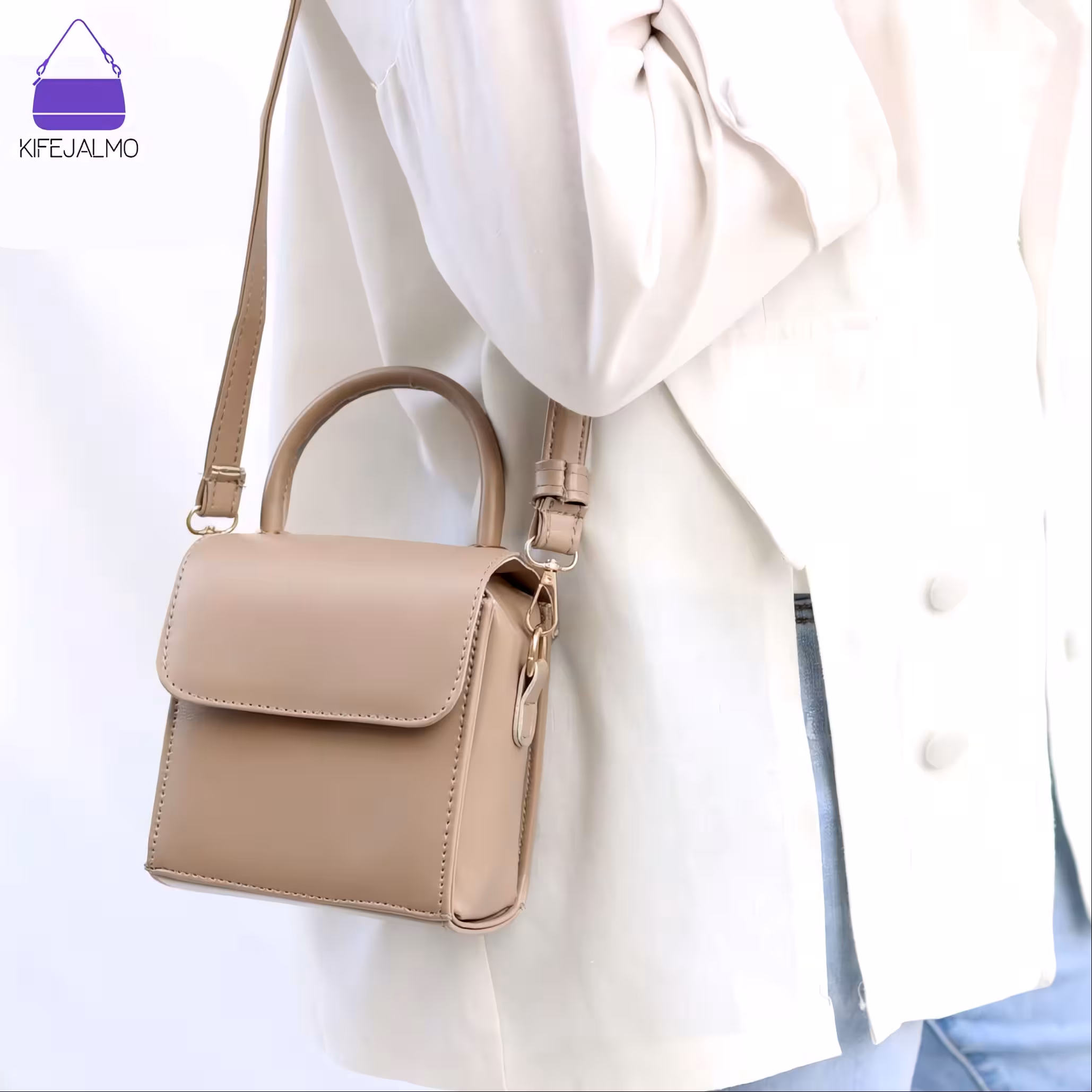 کیف دستی دوشی دخترانه کوچک کیف زنانه باکسی سرخابی و نارنجی کیف زنانه پاسپورتی کرم نسکافه ای کیف کوچیک دخترانه دوشی سبز