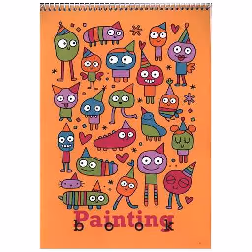 کتاب دفتر فانتزی نقاشی و طراحی طرح هپی (رحلی)(1297)