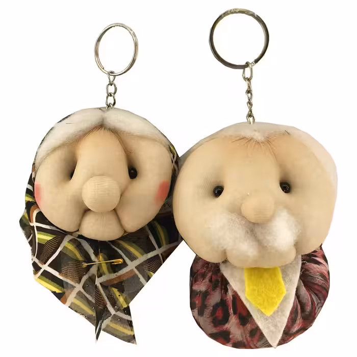 جاکلیدی مدل بابا بزرگ و مامان بزرگ مجموعه دو عددی