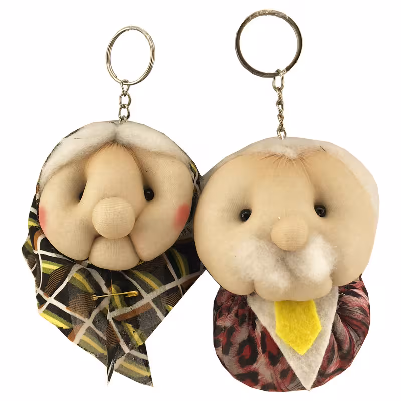 جاکلیدی مدل بابا بزرگ و مامان بزرگ مجموعه دو عددی