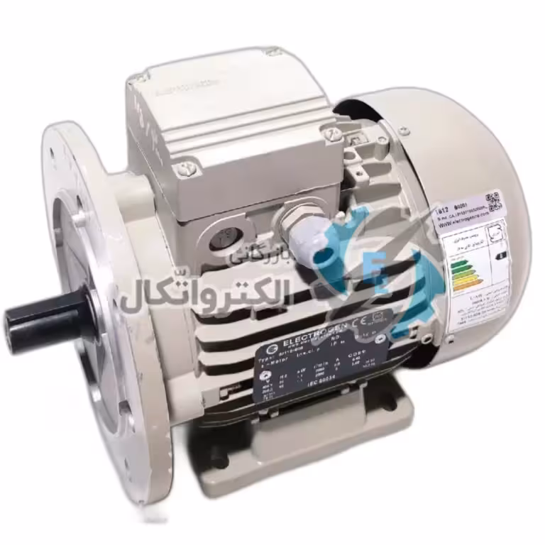 الکتروموتور 1.1 کیلووات (1.5 اسب) 2800 دور الکتروژن فلنجدار B35