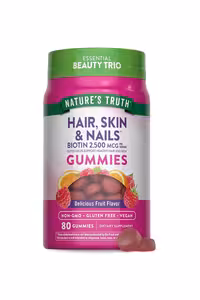 پاستیل وگان بیوتین Nature's Truth ـ بسته 80 عددی