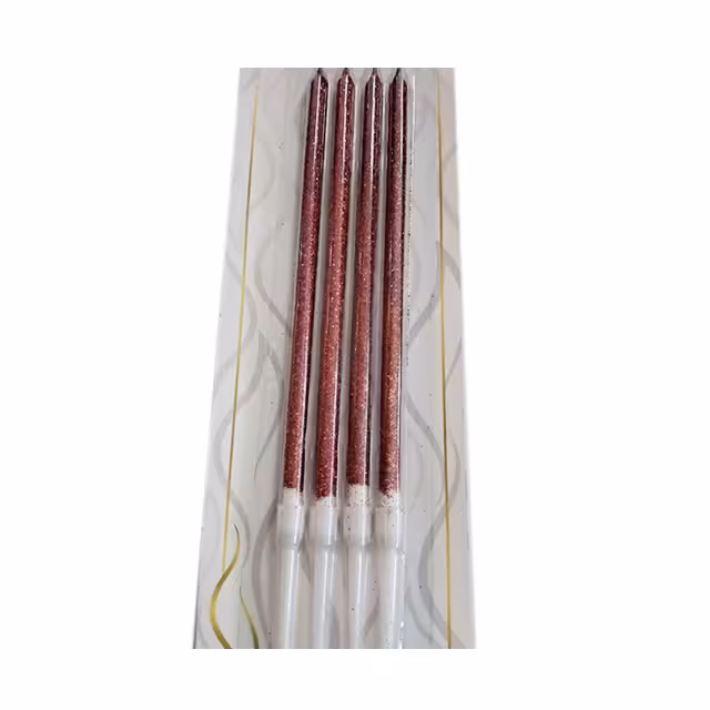 شمع اکلیلی تولد مدل مدادی بسته یک عددی