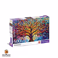 پازل 500 تکه طرح درخت رنگین کمان کینگ (King)