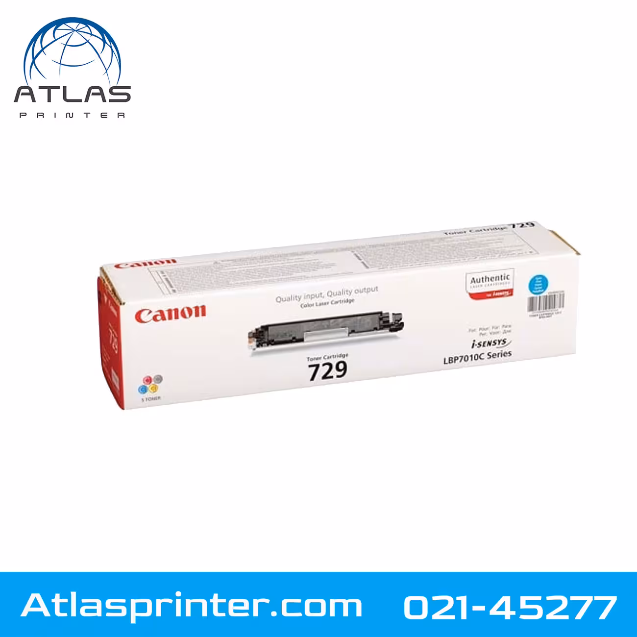 کارتریج لیزری کانن Canon 729 آبی