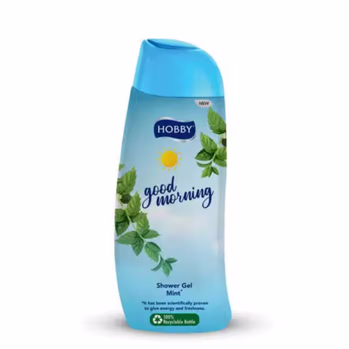 شامپو بدن هوبی مدل good morning با رایحه نعناع 500 میل