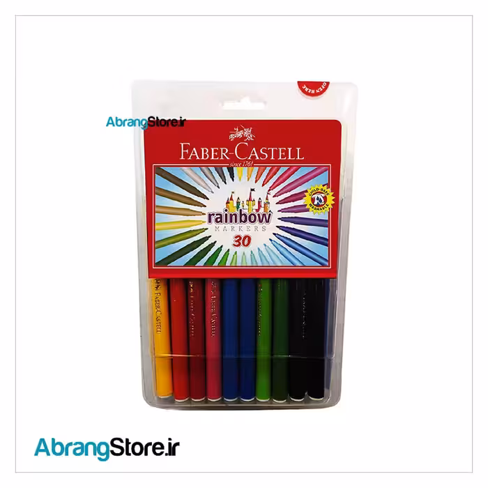 ماژیک رنگین کمان 30 رنگ فابرکاستل