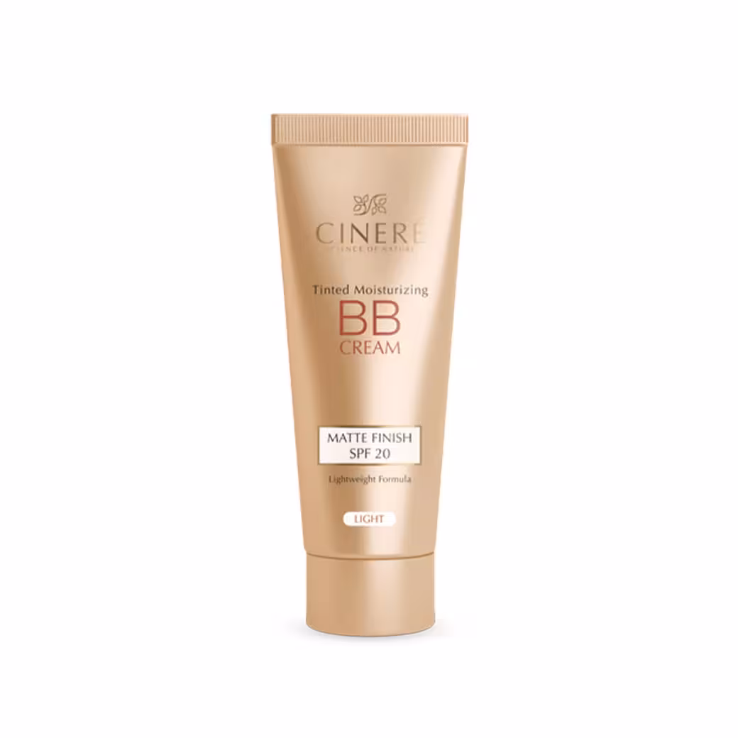 کرم BB رنگی سینره مات و مرطوب کننده SPF20 حجم 50 میل