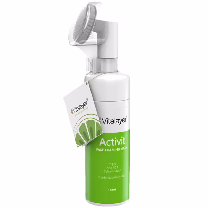 ویتالایر فوم شستشوی پوست چرب(اکتیویت)