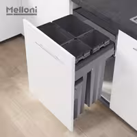 سطل 4 قلو Max Bin ملونی 9022 - یراقینو فروش یراق آلات کابینت و درب