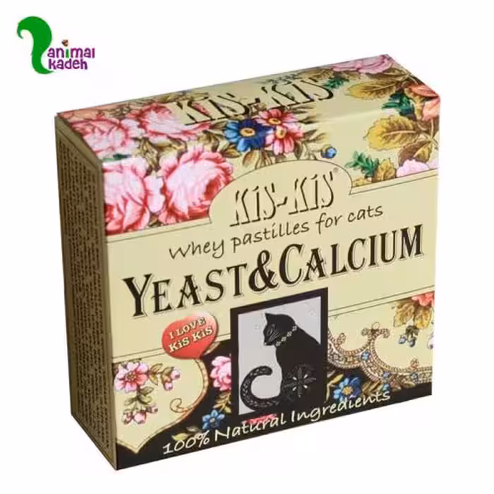 قرص مولتی ویتامین گربه کلسیم و مخمر برند کیس کیس