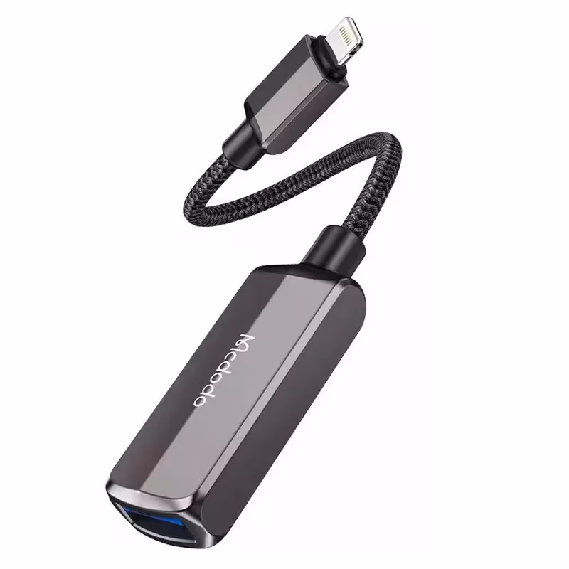تبدیل لایتنینگ اتصال همزمان شارژر و USB مک دودو Mcdodo CA-2690