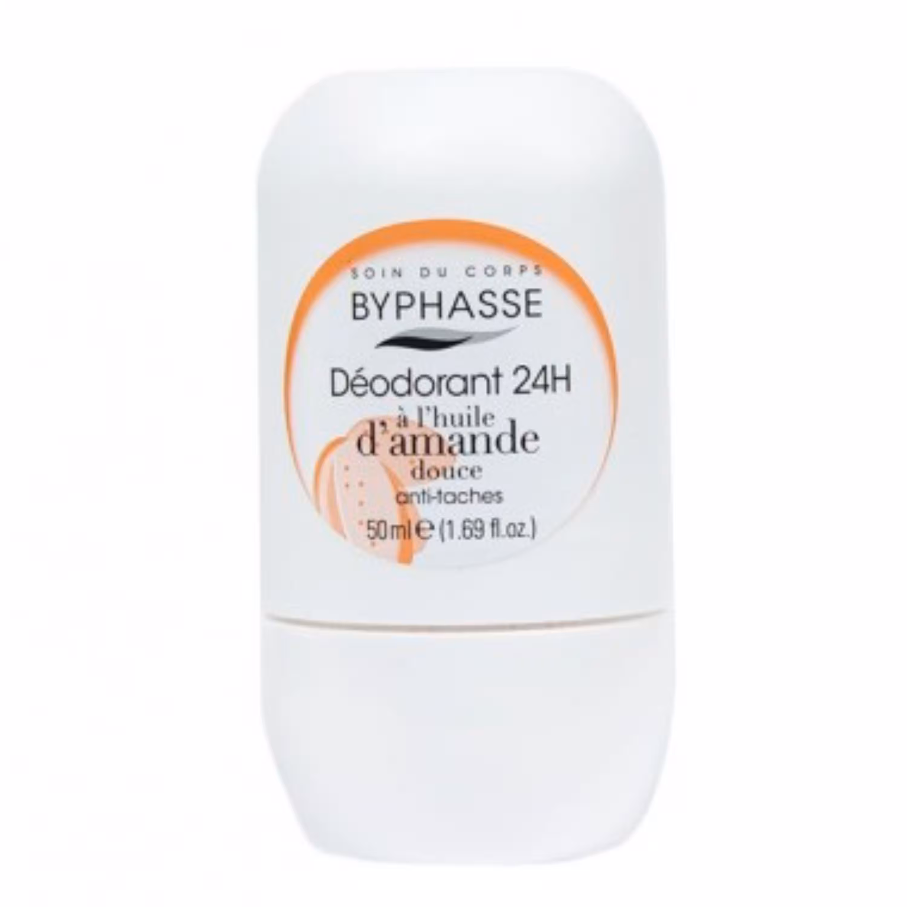 مام رول ضدتعریق بایفس روغن بادام شیرین Byphasse 24H deodorant sweet almond oil (
