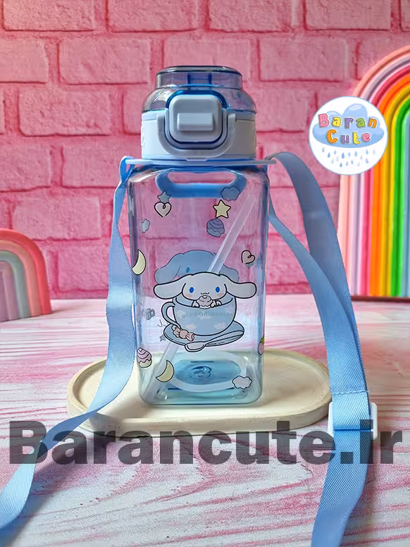 قمقمه فانتزی وارداتی نی دار طرح سینامورول