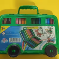 ماژیک نقاشی 36رنگ اسکول فنس آلمانی طرح اتوبوس.مناسب جهت هدیه دادن بسیار باکیفیت و شیک 