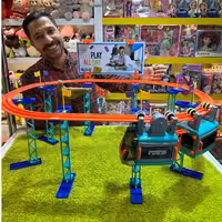 اسباب بازی قطار مدل منوریل 63 قطعه باتری خور