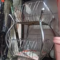 جا پیازی دو طبقه استیل 