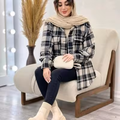 مانتو بافت مدل شکت زنانه شکت موهردار خارجی مانتو زنانه مانتو پاییزه