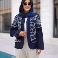 کت لنین و پارچه هندی مزونی