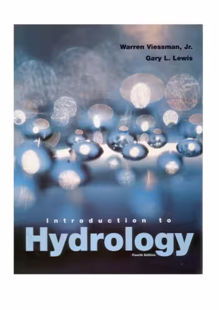 خرید و دانلود نسخه کامل کتاب Introduction to Hydrology