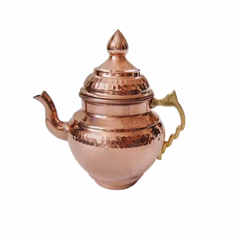 زعفران دم کن مسی | سایز 1 | مدل دی