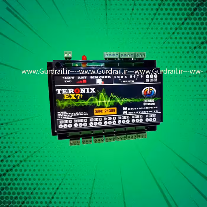 دستگاه کنترل کننده سیم کارتی 8 خروجی مدل EX7 | گاردریل