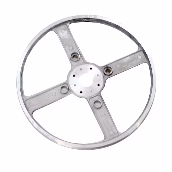 چرخ تسمه آلومینیومی اسکی فضایی خانگی برند دی کی سیتی مدل EK80 قطر 26 سانتیمتر