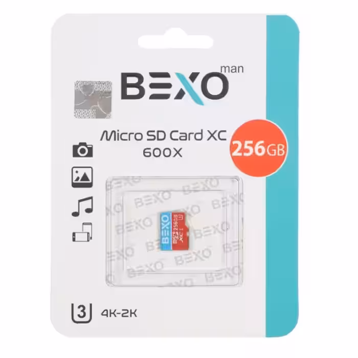 کارت حافظه microSDXC بکسو مدل Extra 600X کلاس 10 استاندارد UHS-I U3 سرعت (80MB/s) ظرفیت 256 گیگابایت