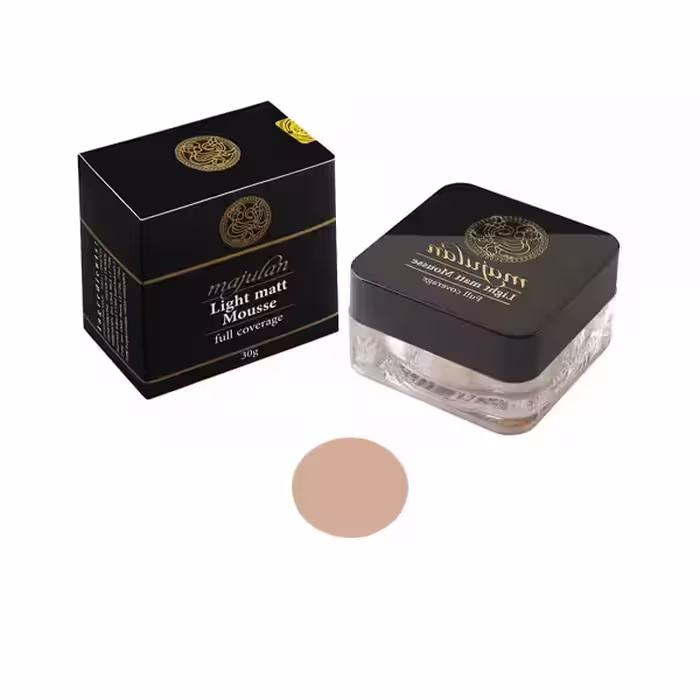 کرم موس گریمی (کرم پودر مناسب گریم) ماجولان MAJULAN GRIM FOUNDATION ( LIGHT MATT MOUSSE) SPF 10 20 G