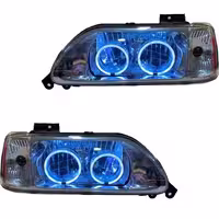 خرید چراغ جلو اسپرت پراید 131 مدرن مدل Bmw-3D آبی یخی داخل فابریک بدون موتور دو عددی | اتوموبی